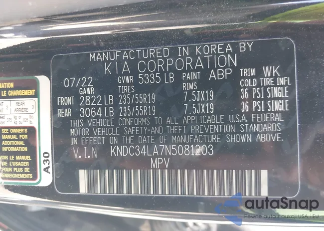 KNDC34LA7N5081203: 42177815