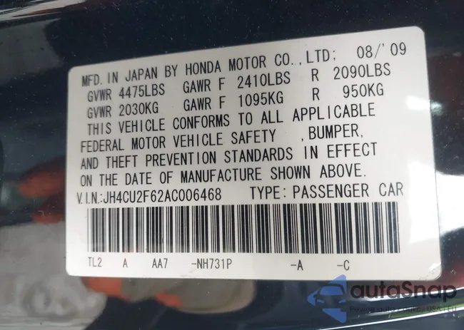 JH4CU2F62AC006468: 42177842