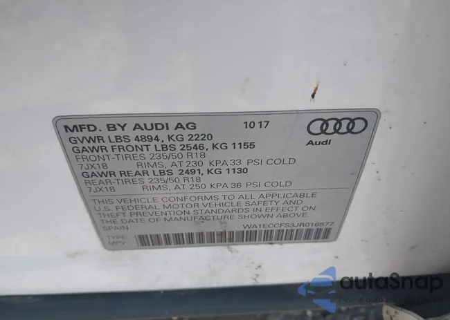 WA1ECCFS3JR016577: 42177891