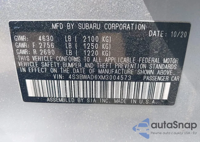 4S3BWAD6XM3004573: 42178055