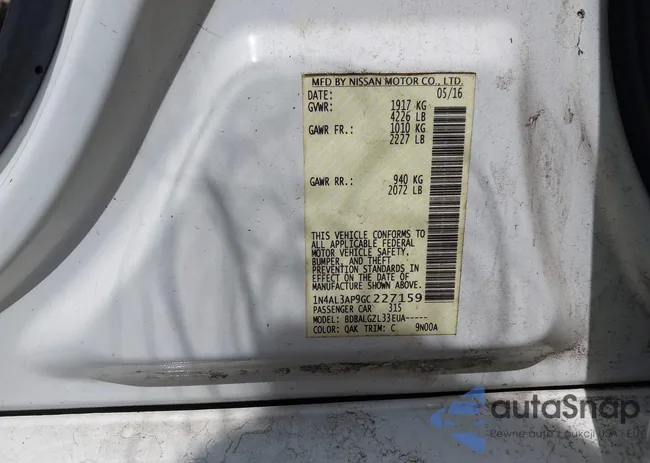 1N4AL3AP9GC227159: 42177163