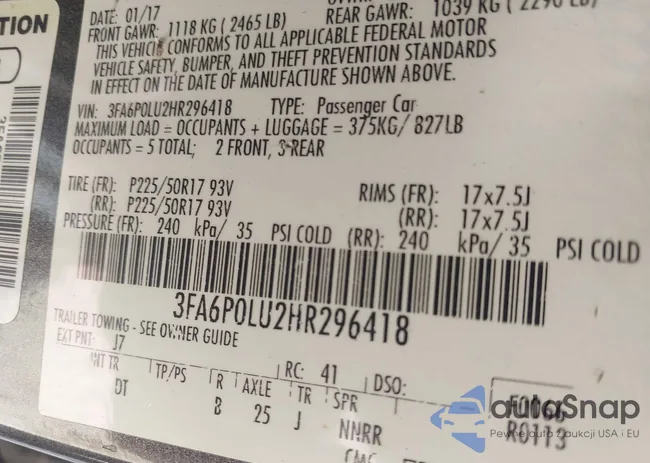 3FA6P0LU2HR296418: 42178558