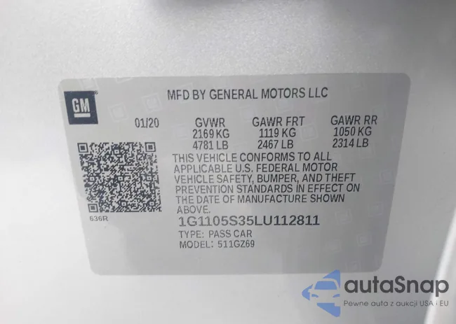 1G1105S35LU112811: 42178643