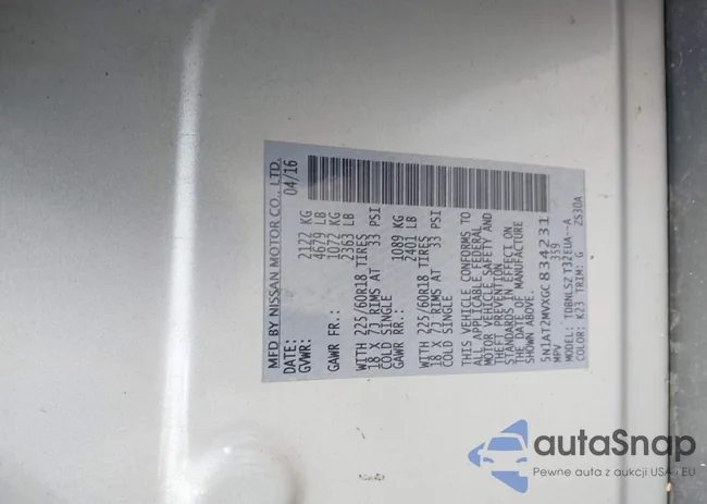 5N1AT2MVXGC834231: 42178963