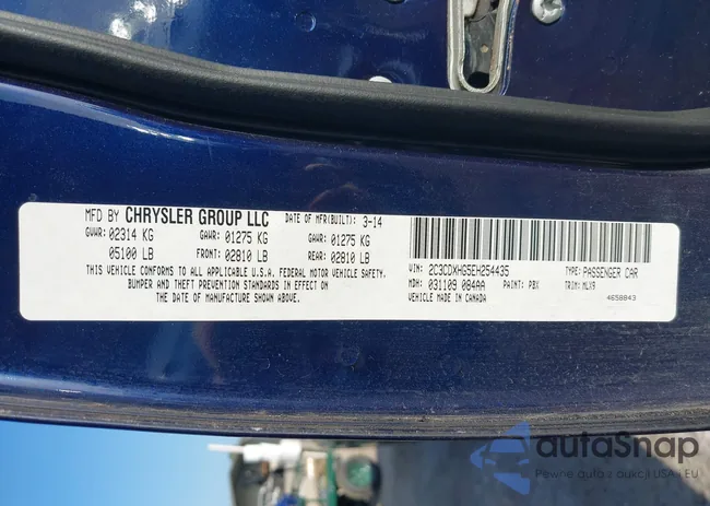 2C3CDXHG5EH254435: 42178122