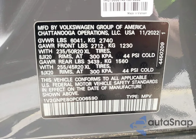 1V2GNPE80PC006590: 42178241