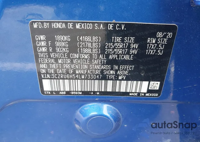 3CZRU6H54LM733047: 42179928