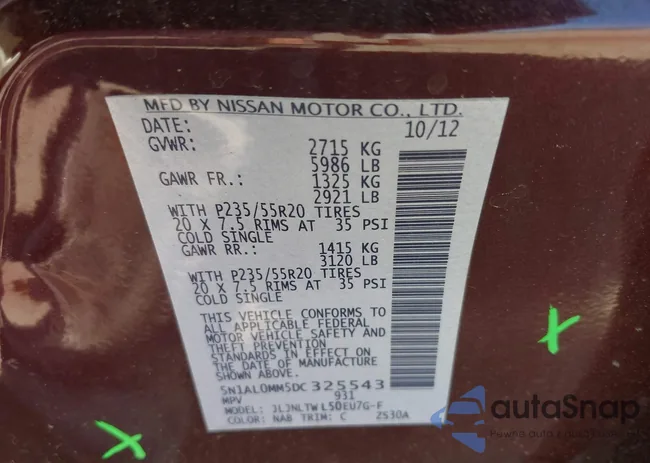 5N1AL0MM5DC325543: 42179986