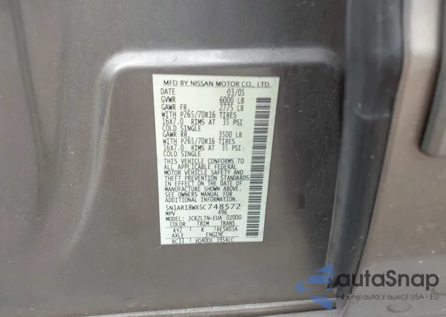 5N1AR18WX5C748572: 42180475