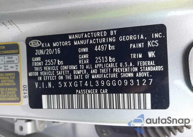 5XXGT4L39GG093127: 42180887