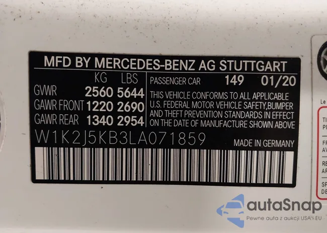W1K2J5KB3LA071859: 42180062