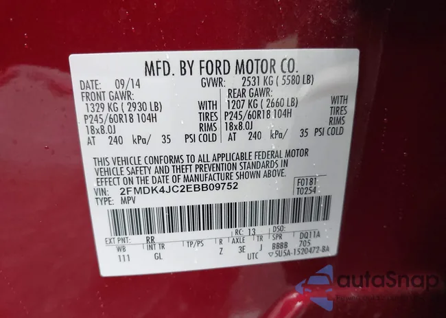 2FMDK4JC2EBB09752: 42180224