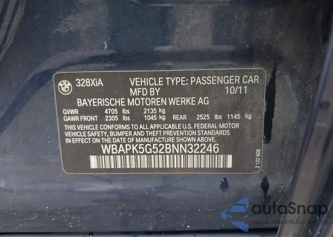 WBAPK5G52BNN32246: 42180358