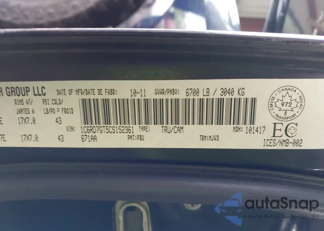 1C6RD7GT5CS152361: 42181472