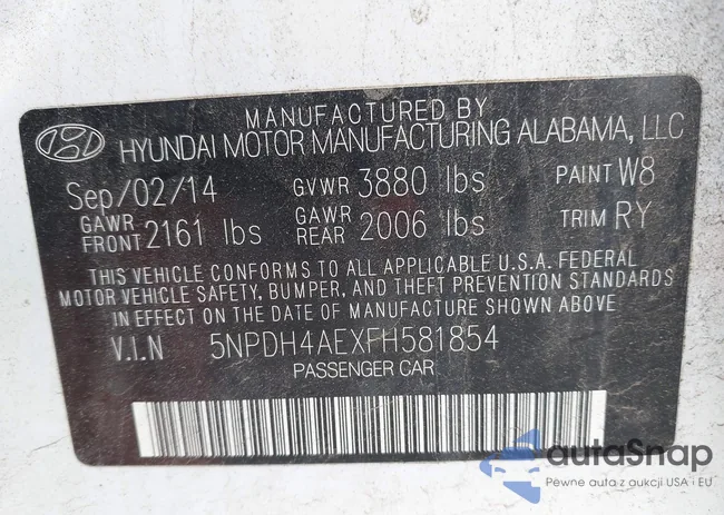 5NPDH4AEXFH581854: 42181826