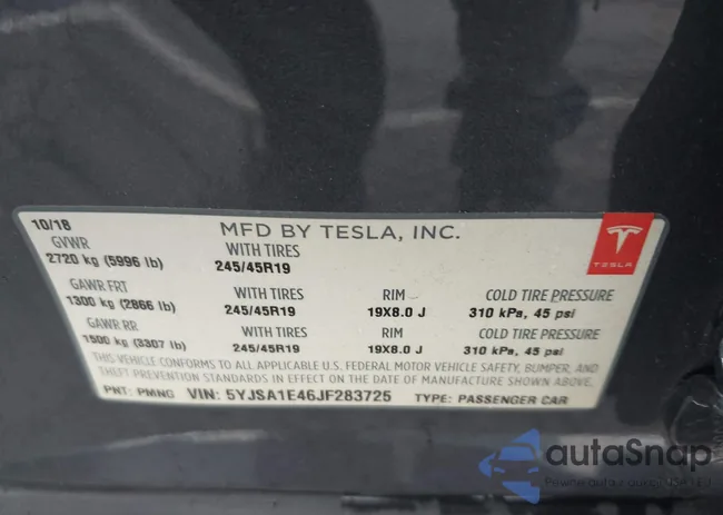 5YJSA1E46JF283725: 42181169