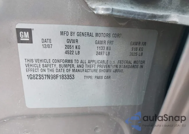 1G8ZS57N98F183353: 42181185