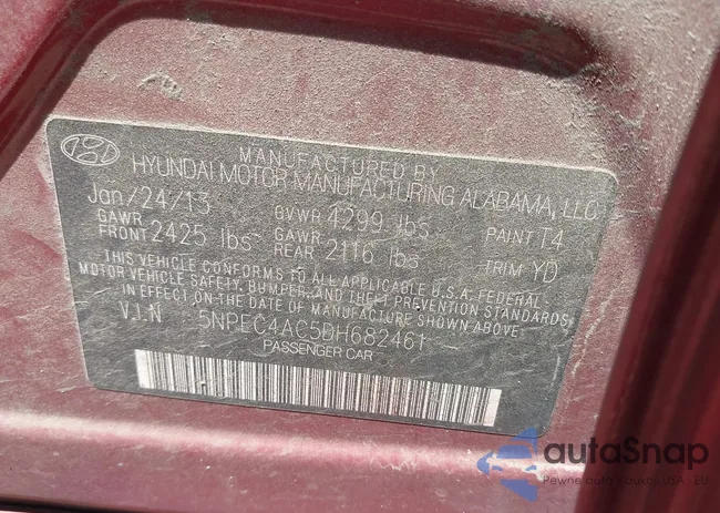 5NPEC4AC5DH682461: 42182578