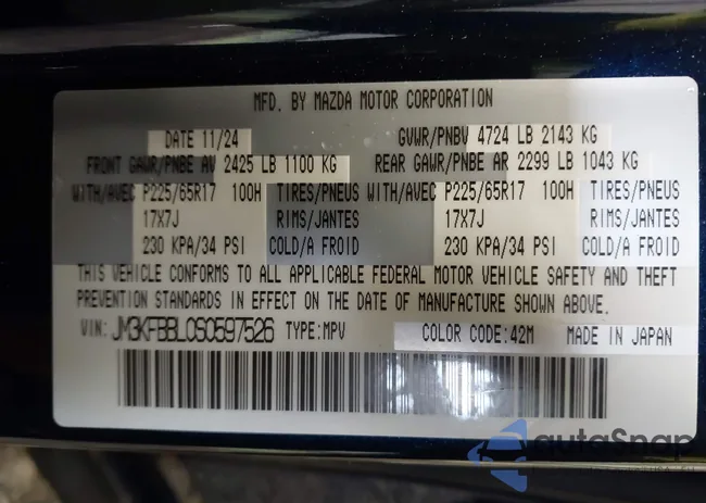 JM3KFBBL0S0597526: 42182666