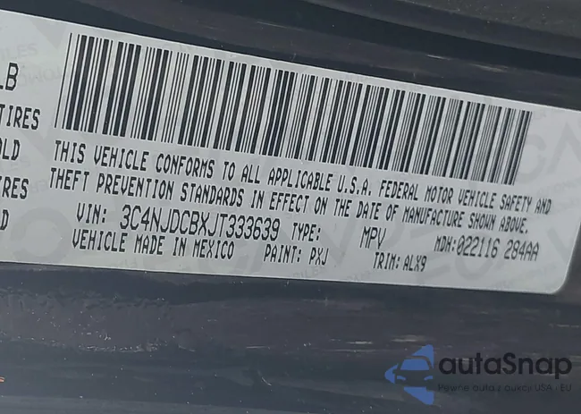 3C4NJDCBXJT333639: 42182668