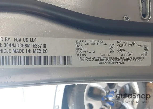 3C4NJDCB8MT523718: 42182738