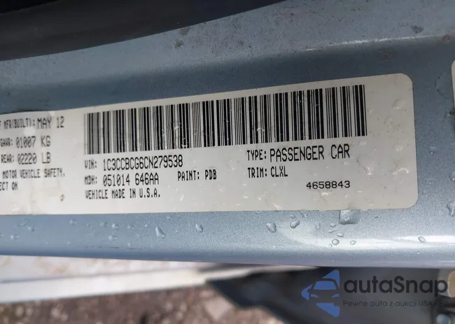 1C3CCBCG6CN279538: 42183770