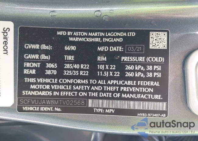 SCFVUJAW8MTV02568: 42183964