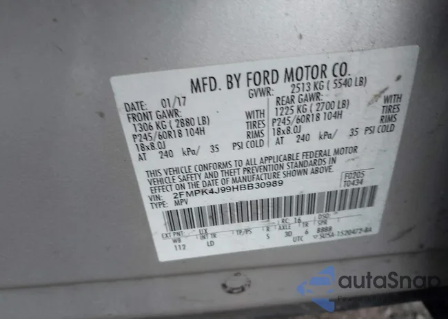 2FMPK4J99HBB30989: 42183192