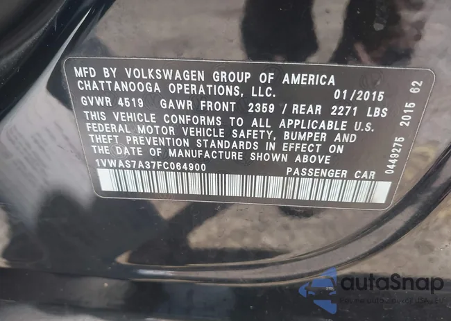 1VWAS7A37FC064900: 42184766