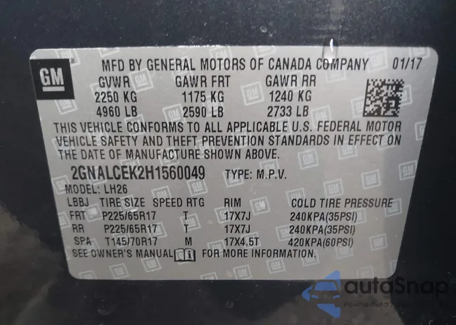 2GNALCEK2H1560049: 42184972