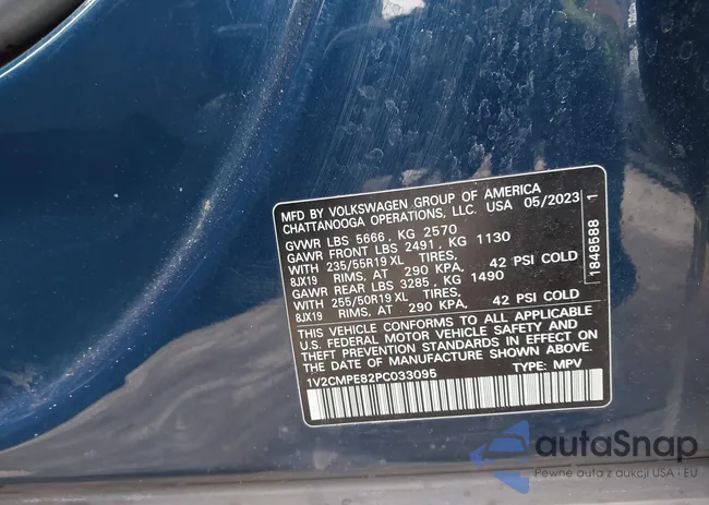 1V2CMPE82PC033095: 42184999