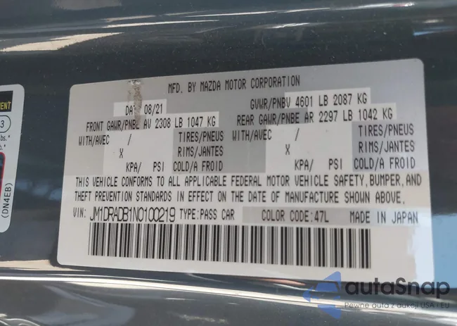 JM1DRADB1N0100219: 42185308