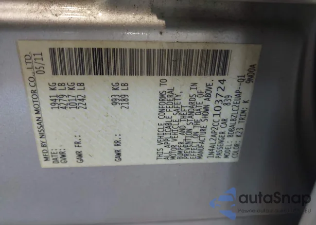 1N4AL2AP2CC103724: 42185457