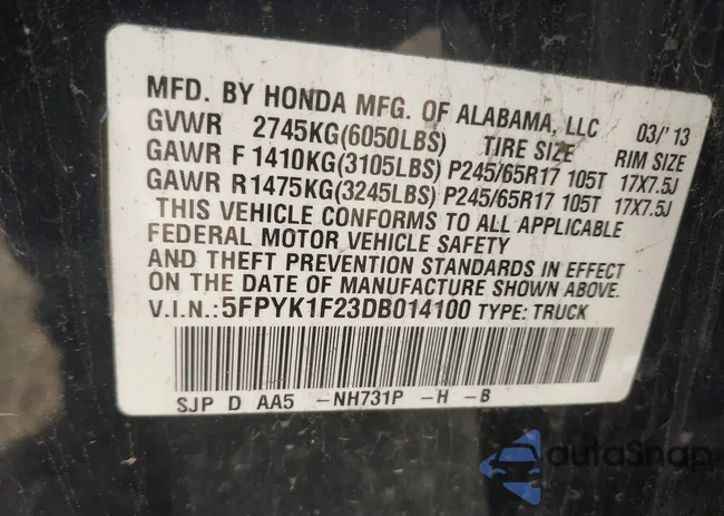 5FPYK1F23DB014100: 42186337