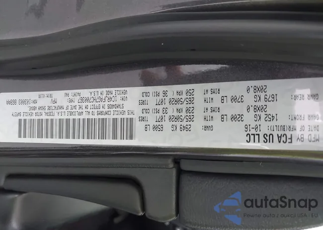 1C4RJFAG7HC700367: 42187595