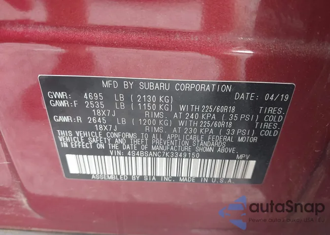 4S4BSANC7K3349150: 42187783