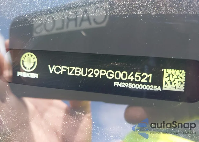 VCF1ZBU29PG004521: 42187240