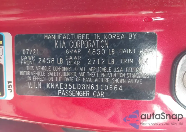 KNAE35LD3N6110664: 42188761