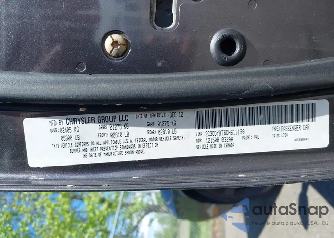 2C3CDYBT6DH611180: 42188218