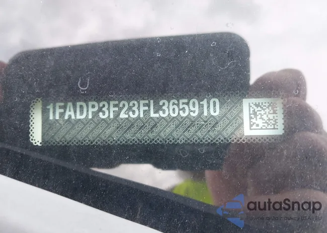 1FADP3F23FL365910: 42188394