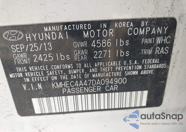 KMHEC4A47DA094900: 42188424