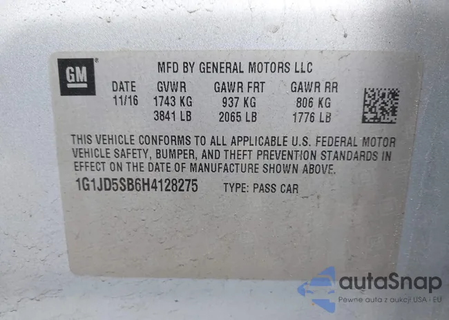 1G1JD5SB6H4128275: 42189494