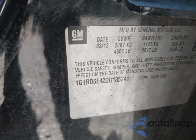 1G1RD6E42DU135241: 42189876