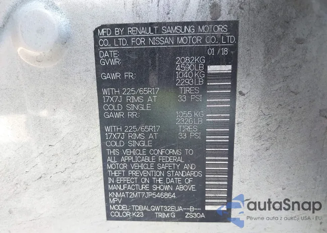 KNMAT2MT7JP546864: 42189906