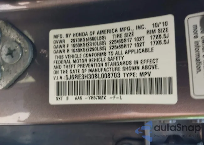 5J6RE3H30BL008703: 42189923