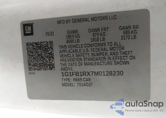 1G1FB1RX7M0128230: 42189925