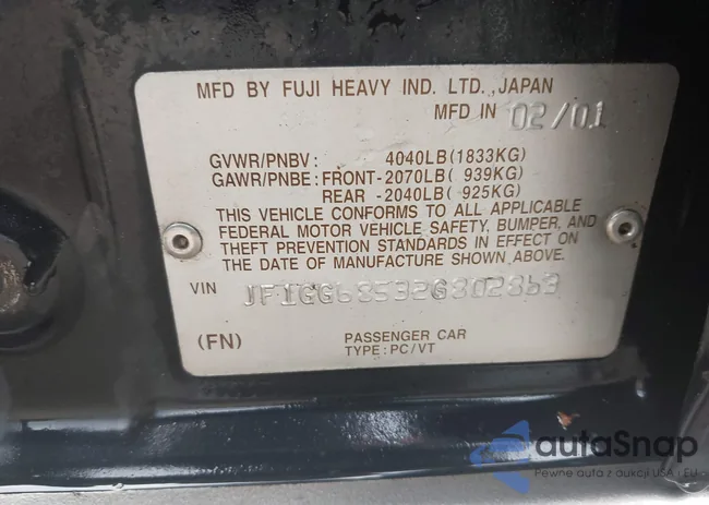 JF1GG68532G802863: 42189930