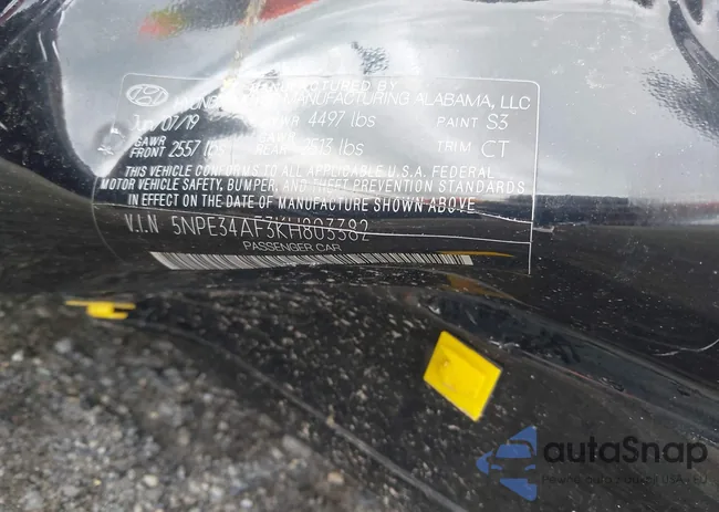 5NPE34AF3KH803382: 42189999