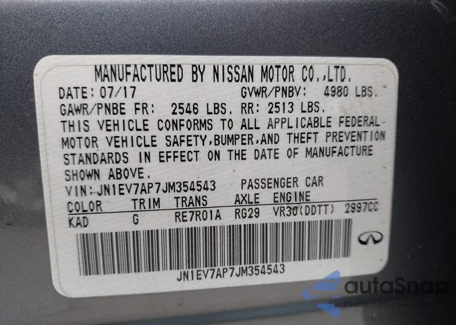 JN1EV7AP7JM354543: 42189356