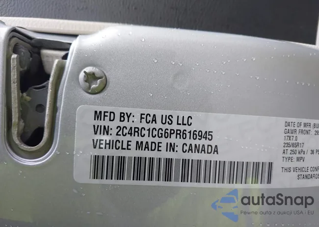 2C4RC1CG6PR616945: 42190540